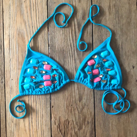 Other - Jeweled string bikini top size Large